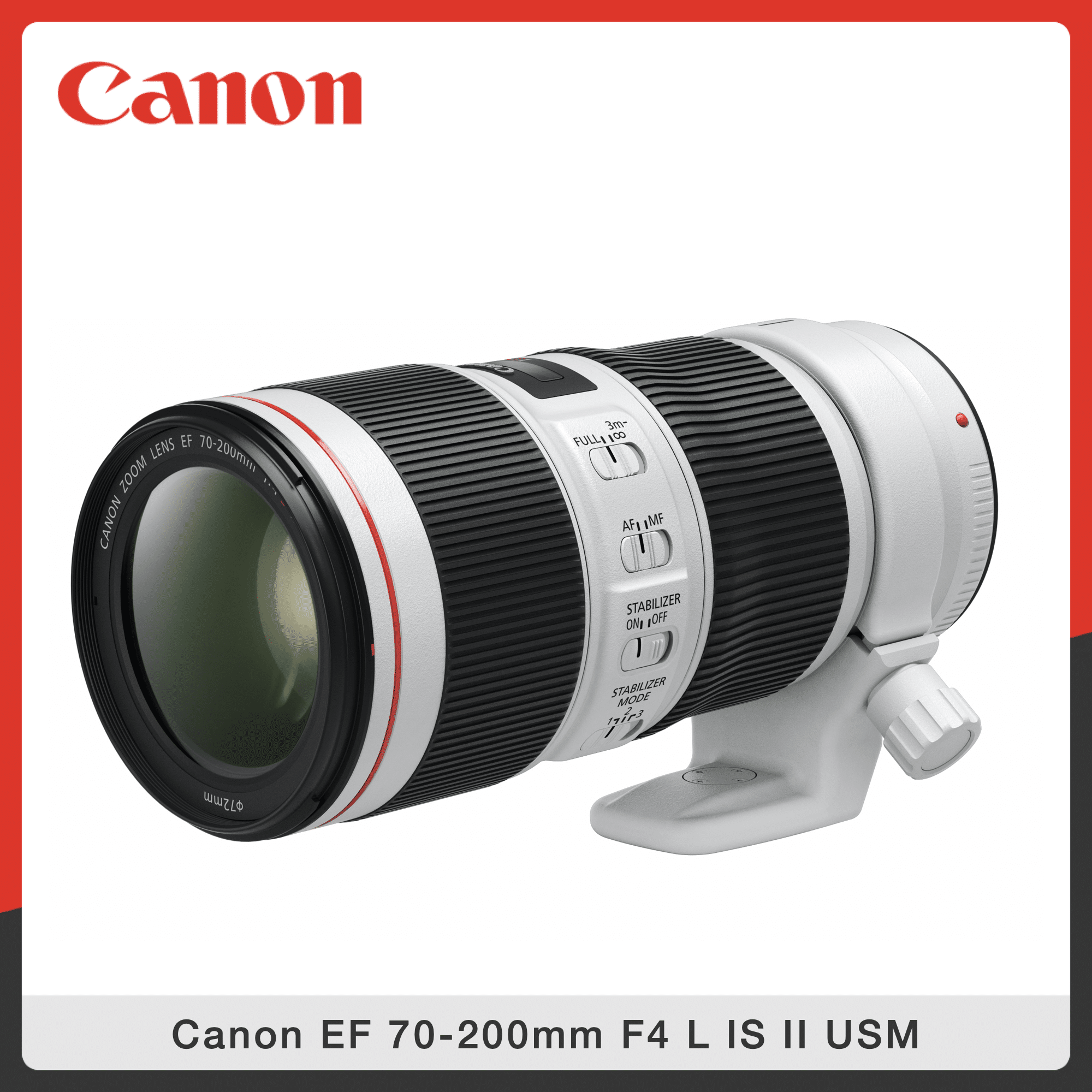 Canon EF 70-200mm F4 L IS II USM 望遠變焦鏡頭 (公司貨)