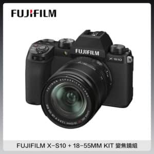 FUJIFILM 富士 X-S10 + 18-55MM KIT 變焦鏡組 4K 錄影 (公司貨) XS10