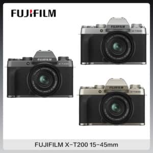FUJIFILM 富士 X-T200 + 15-45mm 三色選 單眼相機 標準鏡頭組 (公司貨) XT200