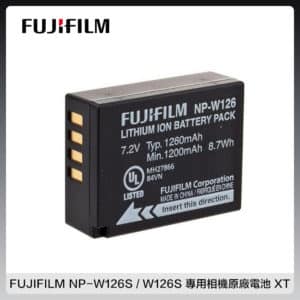 FUJIFILM 富士NP-W126S / W126S 專用相機原廠電池 XT XE (公司貨)