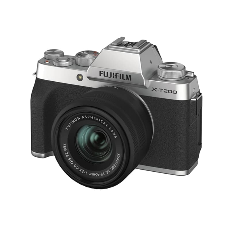 FUJIFILM 富士X-T200 + 15-45mm 三色選單眼相機標準鏡頭組(公司貨