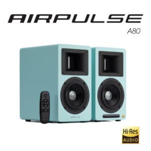 AIRPULSE A80 主動式揚聲器(Tiffany 藍)