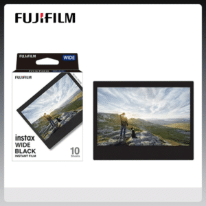 FUJIFILM 富士 INSTAX WIDE BLACK 黑邊框 寬幅拍立得底片 (1入10張)