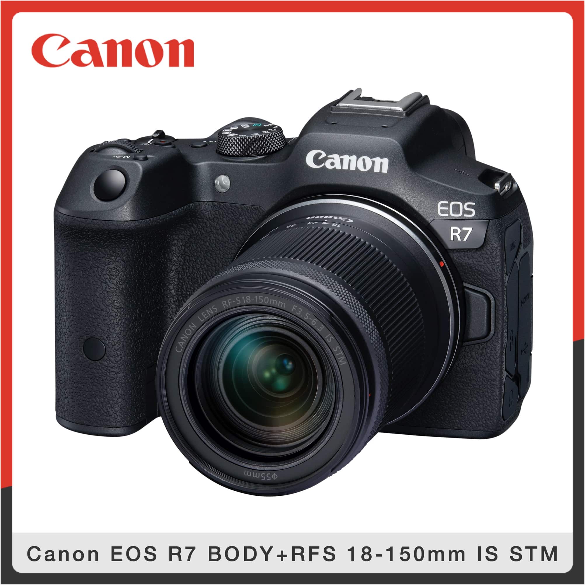 【登錄送原電+快拆背帶】Canon EOS R7 + RFS 18-150mm IS STM (公司貨)