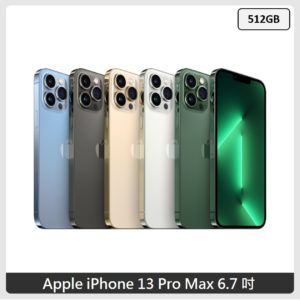 Apple iPhone 13 Pro Max 512G (4色)