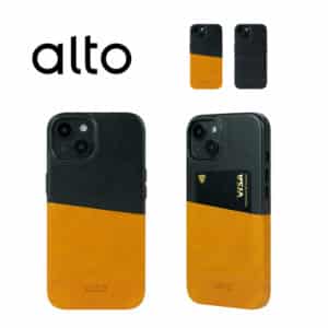 【Alto】iPhone 14 Metro 插卡皮革手機殼 (2色)