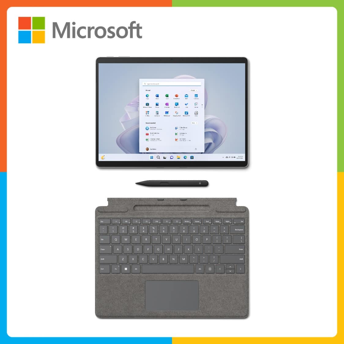 全配組+擴充基座】Microsoft 微軟Surface Pro 9 (i7/16G/512G) 兩色選