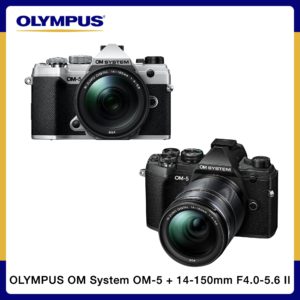 (預購)OLYMPUS OM SYSTEM OM-5 + 14-150mm F4.0-5.6 II (黑/銀)