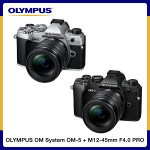 (預購)OLYMPUS OM SYSTEM OM-5 + M12-45mm F4.0 PRO(黑/銀)